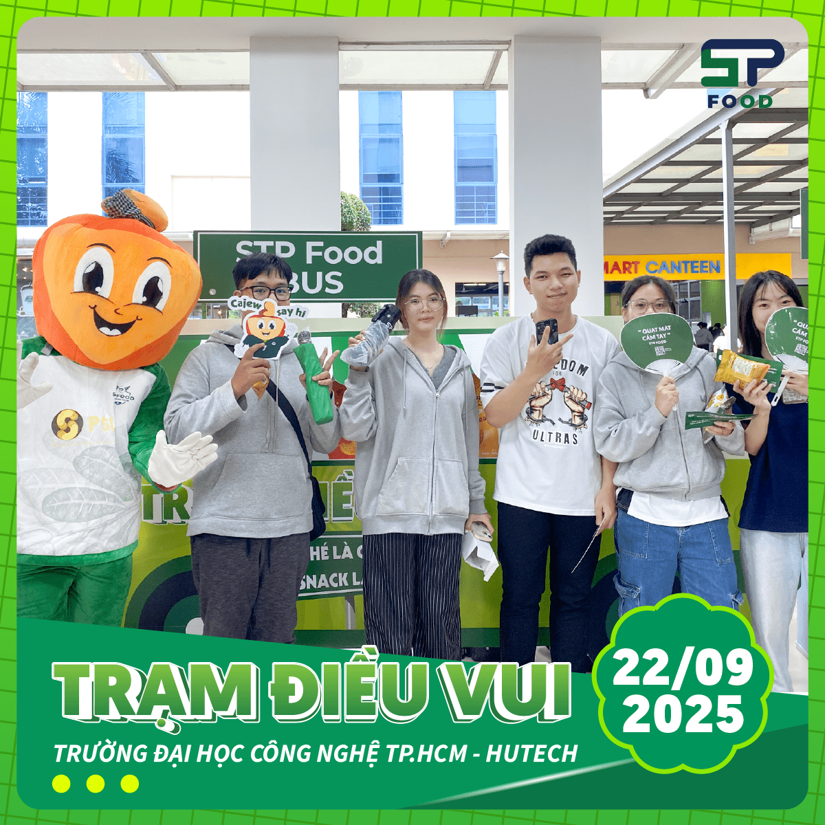 Trạm điều vui STP Food x Hutech